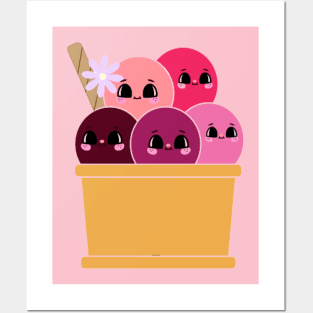 Enjoy your ice cream Posters and Art